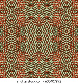 Color Engraving pattern. The protective layer for banknotes, diplomas and certificates. Vector illustration