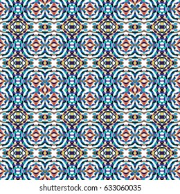 Color Engraving pattern. The protective layer for banknotes, diplomas and certificates. Vector illustration