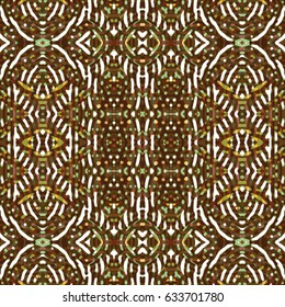 Color Engraving pattern. The protective layer for banknotes, diplomas and certificates. Vector illustration