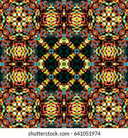 Color Engraving pattern. The protective layer for banknotes, diplomas and certificates. Vector illustration