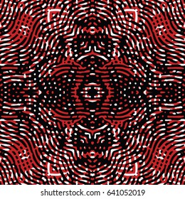 Color Engraving pattern. The protective layer for banknotes, diplomas and certificates. Vector illustration