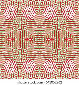 Color Engraving pattern. The protective layer for banknotes, diplomas and certificates. Vector illustration