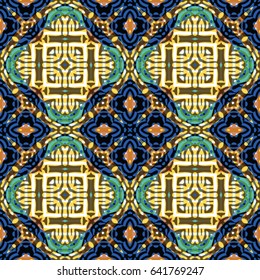Color Engraving pattern. The protective layer for banknotes, diplomas and certificates. Vector illustration