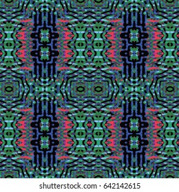 Color Engraving pattern. The protective layer for banknotes, diplomas and certificates. Vector illustration