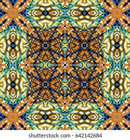 Color Engraving pattern. The protective layer for banknotes, diplomas and certificates. Vector illustration