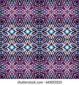 Color Engraving pattern. The protective layer for banknotes, diplomas and certificates. Vector illustration