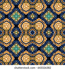 Color Engraving pattern. The protective layer for banknotes, diplomas and certificates. Vector illustration