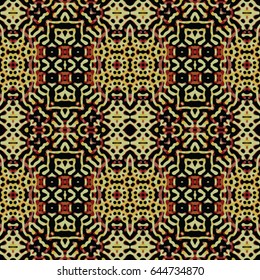 Color Engraving pattern. The protective layer for banknotes, diplomas and certificates. Vector illustration