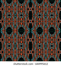 Color Engraving pattern. The protective layer for banknotes, diplomas and certificates. Vector illustration