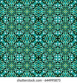 Color Engraving pattern. The protective layer for banknotes, diplomas and certificates. Vector illustration
