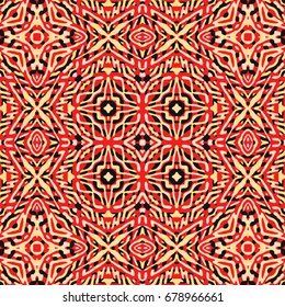 Color Engraving pattern. The protective layer for banknotes, diplomas and certificates. Vector illustration