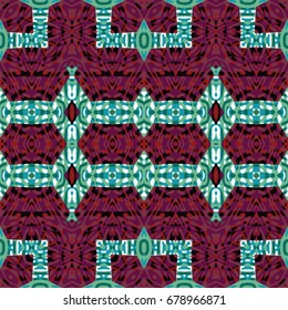 Color Engraving pattern. The protective layer for banknotes, diplomas and certificates. Vector illustration