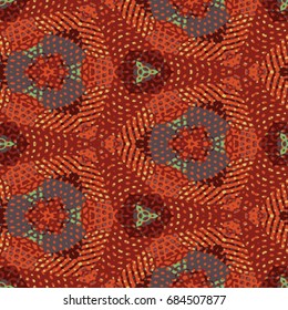 Color Engraving pattern. The protective layer for banknotes, diplomas and certificates. Vector illustration