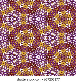 Color Engraving pattern. The protective layer for banknotes, diplomas and certificates. Vector illustration