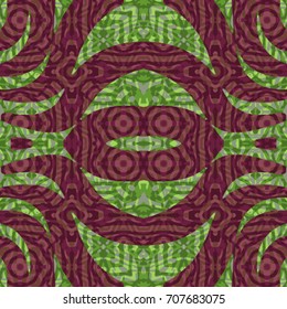 Color Engraving pattern. The protective layer for banknotes, diplomas and certificates. Vector illustration