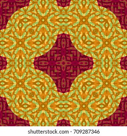 Color Engraving pattern. The protective layer for banknotes, diplomas and certificates. Vector illustration