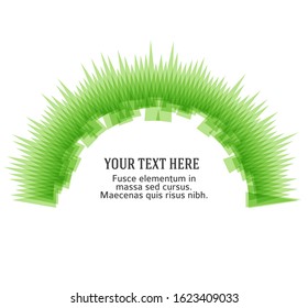 Color equalizer isolated on white background. Vector illustration. Pulse music player. Audio wave logo. Vector design element Poster of the sound wave template visualization signal Illustration eps 10