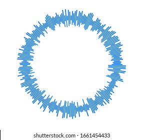 Color equalizer isolated on white background. Vector illustration. Pulse music player. Audio wave logo. Vector design element Poster of the sound wave template visualization signal Illustration eps 10