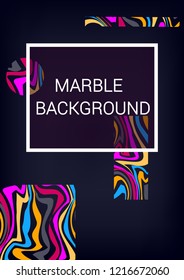 Color Equalizer on a dark background. Night music event. Abstract wave lines. Musical poster.
