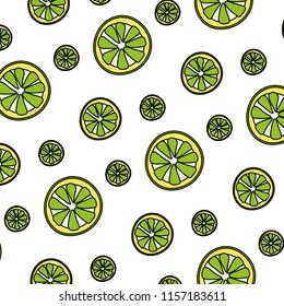 color exotic slice lemon fruit background