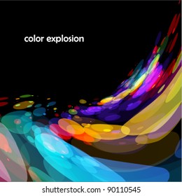 color explosion background