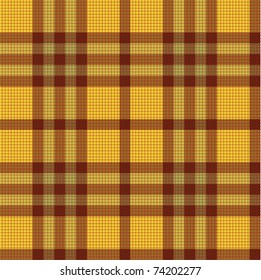 Color fabric plaid. Seamless vector illustration.