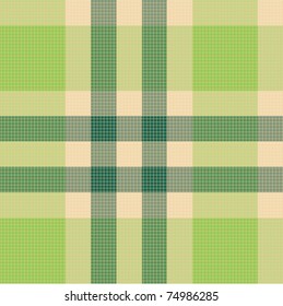 Color fabric plaid. Seamless vector illustration.