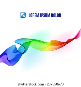 Color fabric tape on a white background. Element sign symbol
