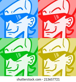 Color faces
