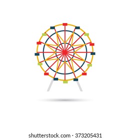 Color fair wheel icon