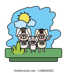 color family dog nice pet animal