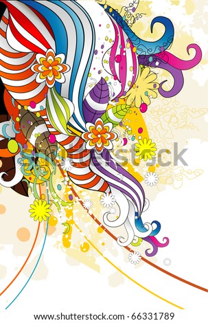color fantasy vector ilustration
