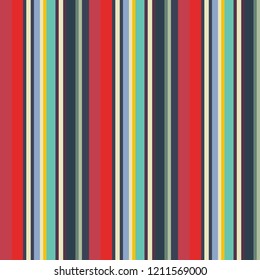  Color fashion style seamless stripes pattern. Abstract vector background.

