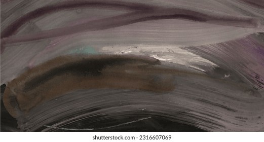 Color fashionable Abstract art background with. Modern acrylic and gouache painting for design t-shirt. Abstract artistic landscape of rocks, water. Fashion print. Black and white divorces. 