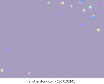 Color Festival Dust Background. Shine Backdrop. Round Vector Backdrop. Rainbow FallingFestive Backdrop.