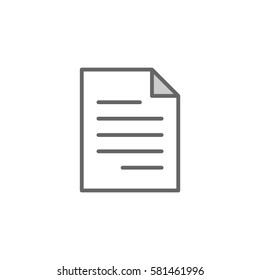 Color file aaa isolated icon on white background. Vector illustration.