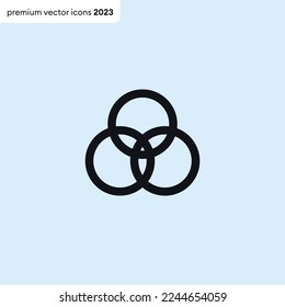 Farbfilter, Vektorsymbol. Premium-Qualität.