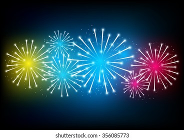 Color fireworks for Your design