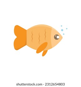 Color Fish Icon Vector Design.