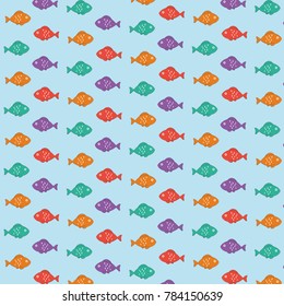 color fish pattern