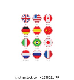 vector de diseño de icono de marca de color