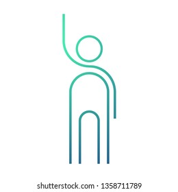 color flat man