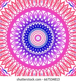 color floral pattern on white backgroound. vector illustration