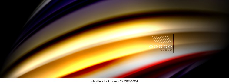 Color flow poster. Wave Liquid shape color background. Art vector design for your design