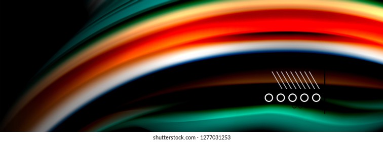 Color flow poster. Wave Liquid shape color background. Art vector design for your design