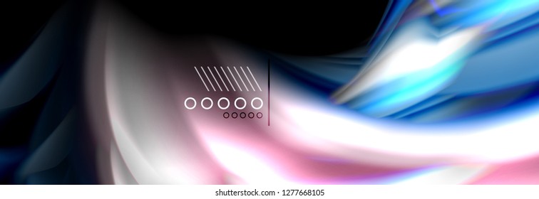Color flow poster. Wave Liquid shape color background. Art vector design for your design