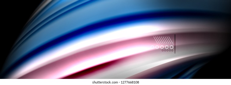 Color flow poster. Wave Liquid shape color background. Art vector design for your design