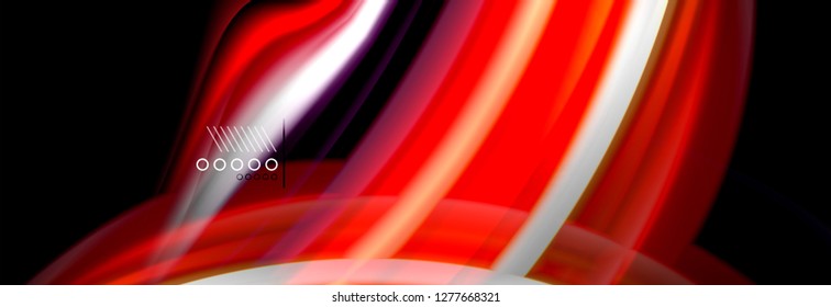 Afiche de flujo de color. Fondo de color de forma líquido ondulado. Diseño vectorial de arte para tu diseño