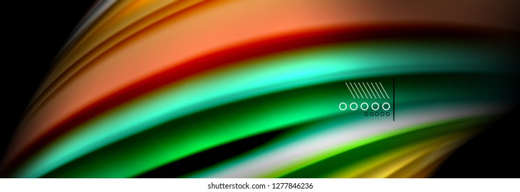 Color flow poster. Wave Liquid shape color background. Art vector design for your design