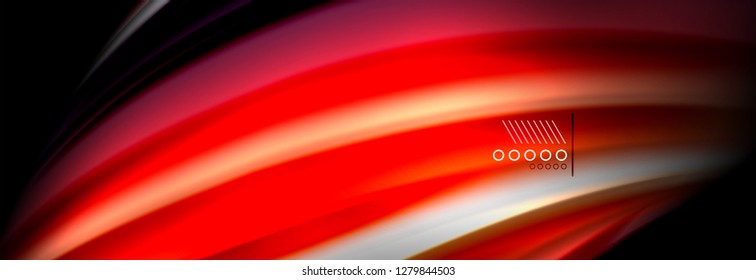 Color flow poster. Wave Liquid shape color background. Art vector design for your design